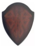 Espada Lagertha Lâmina Preta Vikings C/ Suporte De Parede 2