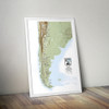 Mapa Póster Ruta 40 Argentina 90cmx61cm 2