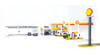 Estacion De Servicio Shell Escala 1/43 - Material Plástico 0