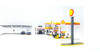 Estacion De Servicio Shell Escala 1/43 - Material Plástico 2