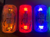 Farol Trailer Carro Zorra 12v X2 C/ Lampara Led T10 Rojo Z1 6