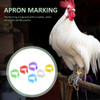 120 Unidades De Anéis Para Pés De Aves, Identificação De Pat 3