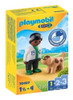 Playmobil 70407 Linea 1 2 3 Veterinario Con Perro 1
