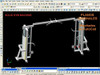 Planos Dibujos De Gimnasio Gym Poleas Cruzadas Regulables 1