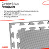 Piso Goma Eva Encastrable Reversible Gris 100 X 100 Randers 1