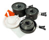 Marmita 4 Personas Mochilero Camping Set Cocina 16pz Broksol 1