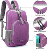 Mochila Pequena Camping Morada Impermeable 10l G4free 5