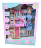 Muñeca Tiny Cocinera + Su Cocina Completa Con Accesorios 0