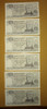 6 Billetes Progresión 50 Pesos Ley 18188 Sin Circular 3