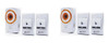 Timbre Inalambrico 2 Receptores 1 Pulsador 80mts X200 Doble 0
