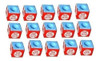 Giz Azul De Bar 50 Ponta Rista 20 P/ Taco Sinuca Bilhar Kit 1
