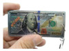 Chaveiro Metal Cédula Nota De 100 Dolares 0