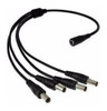 Conector De Alimentacion Divisor 1 A 4 Plug Camara Pulpito 0