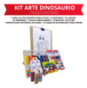 Kit Arte Niños Set Infantil + Dibujos Para Colorear Dinosaur 1