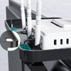 Asmxqy Estante De Pantalla Superior Para Tv, Estante Ajustab 4