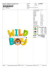 Matriz De Bordado: Wild Boy 1