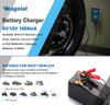 Heagstat Cargador De Batera, Cargador Inteligente Totalmente 4