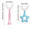 Escova De Dentes De Silicone Infantil Em Forma De U 360° Mas 5