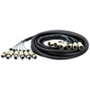 Multi Cabos Com Conectores Xlr 6 Vias - 12 Mts 1