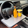 Bandejas De Carro Suporte De Mesa Grão De Madeira Marrom 3