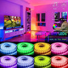 Tira De Luces Led 50 Pies Ehomful, Control De Aplicación De 1