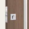 Fechadura Stam Pivotante Roseta Quadrada Cromada 3