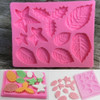 Molde De Silicone Diversas Folhas 10 Modelos 1