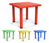 Mesa Cuadrada Para Niños Infantil Azul 2