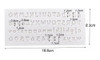 Molde De Silicone Alfabeto Completo Para Confeitaria Biscuit 1
