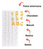 Molde De Silicone Alfabeto Completo Para Confeitaria Biscuit 2