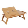 Ordenador Portátil De Bambú Soporte Ordenador Plegable Mesa 3