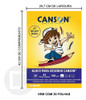 Bloco Papel Canson Desenho Escolar Branco 140g A3 20 Folhas 2