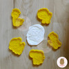 Cortante Galletita Fondant Animales De La Selva Zafari X 5 U 1
