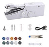 Mini Máquina De Costura Portátil De Mão Doméstica Elétrica 0