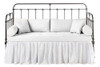 Falda De Cama Con Volantes Para Daybed - Split Corners Ruffl 0