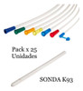 Sonda Nelaton Uretral Recta Su-40 N°12 K93 - Koler - 25 Uni 1 Sonda Nelaton Uretral Recta Su-40 N°12 K93 - Koler - 25 Uni 1