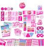 Kit Imprimible Cumple + Candy Editable - Barbie 0