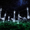 Jmexsuss 2 Pack Solar Water Drop String Lights, Total 41.6ft 4