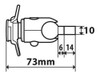 Soporte Telefono Moto Bici Optiline Para Clamps Manubrio M6 7