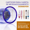 Kit 10 Agulhas Cartucho Caneta Derma Pen Nano Ponta 3