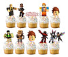 Pack 12 Toppers Para Cup Cake Roblox 0