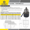 Mandril Pesado 13mm Rosca 1/2 X20 Taladro Percutor Agujeread 4