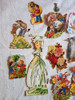 Antiguas Figuritas Abrillantadas Vintage Lote 1