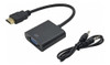 Cable Adaptador Conversor Hdmi A Vga Con Audio 0