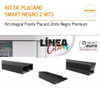 Kit Frente Placard Corredizo Negro 3 Metros 2 Puertas Smart 3