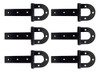 Dobradiça De Porteira Ferradura Forjada 250mm Tarza 6un 0