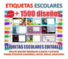 Kit Imprimible Full Etiquetas Escolares 1