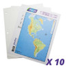 Repuesto De Hoja Canson N°3 Blanca Pack 10 Rep X 8 Hojas C/u 1