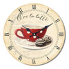 Reloj De Pared Mdf Taza Y Galletas. 0