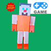 Boneco De Borracha Vídeo Game Super Blocks 0
